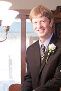 Seth Alberty on his wedding day